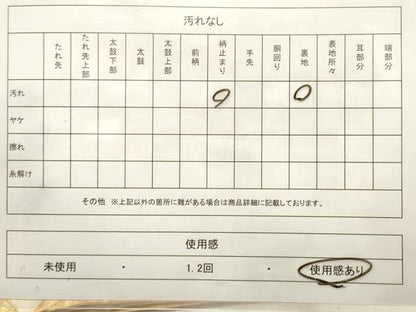 平和屋着物◎六通柄袋帯　唐織　双鳥花文　金銀糸　正絹　逸品　CABE1175vf