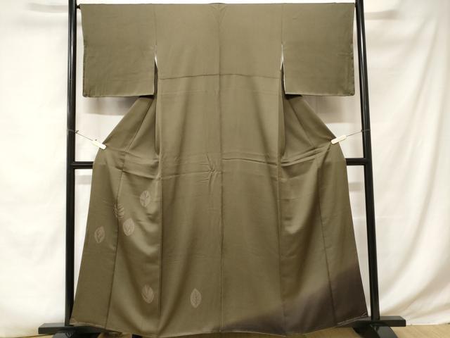平和屋着物■訪問着 刺繍 舞葉文 暈し染め 正絹 逸品 未使用 CABE1669ev