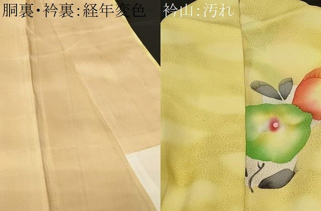 平和屋着物■訪問着 枝万寿菊文 暈し染め 正絹 逸品 CABE1671ev