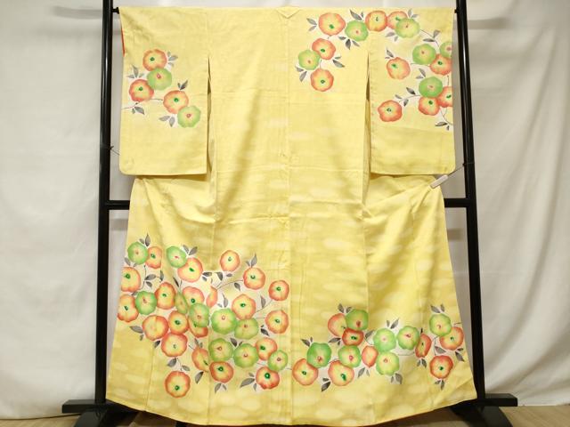 平和屋着物■訪問着 枝万寿菊文 暈し染め 正絹 逸品 CABE1671ev