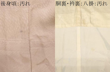 平和屋着物■訪問着 駒刺繍 枝花文 暈し染め 金彩 正絹 逸品 CABE1676ev
