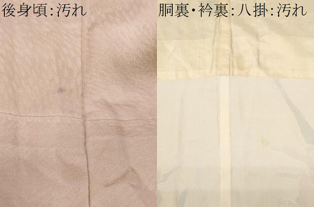 平和屋着物■訪問着 駒刺繍 枝花文 暈し染め 金彩 正絹 逸品 CABE1676ev