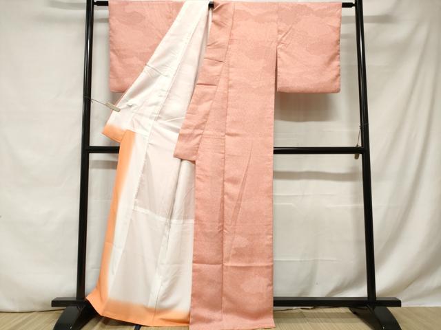 平和屋着物■小紋　霰文　洗える着物　CABE1847ev