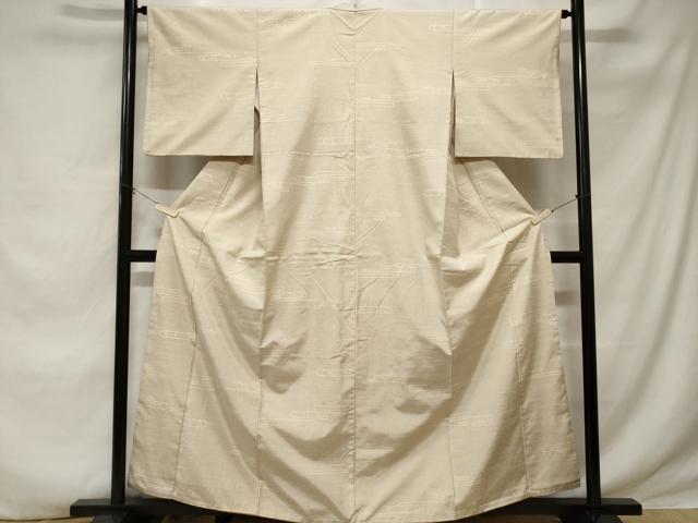 平和屋着物■上質な紬　流水文　正絹　逸品　CABE1853ev