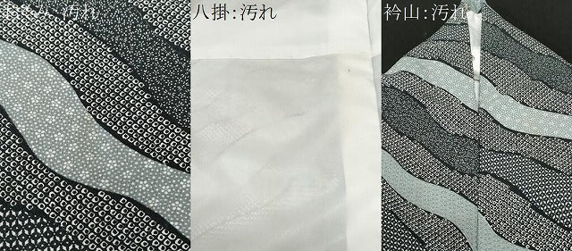 平和屋着物■小紋　道長花文　洗える着物　CABE1904ev