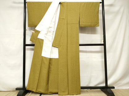 平和屋着物■上質な小紋　作家物　霰文　正絹　逸品　CABE1912ev