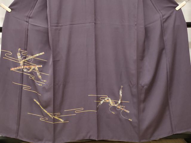 平和屋着物■訪問着 横笛文 金彩 正絹 逸品 CABE1929ev