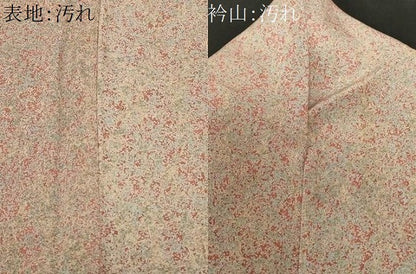 平和屋着物■上質な小紋 霞文 正絹 逸品 CABE1957ev