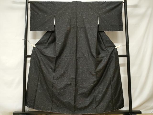 平和屋着物■本場大島紬 芝草文 正絹 逸品 未使用 CABE1966ev
