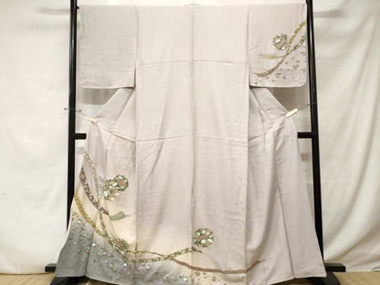 平和屋着物■訪問着 鬘帯花丸文 暈し染め 金銀彩 正絹 逸品 CABE1976ev