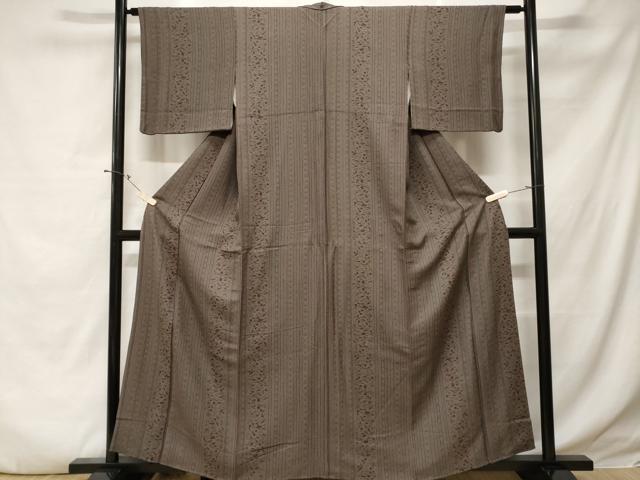 平和屋着物■上質な小紋 成り物間道 正絹 逸品 CABE1996ev