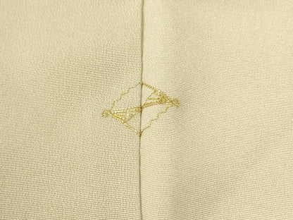 平和屋着物●訪問着　駒刺繍　流水草花文　暈し染め　金彩　伊勢丹扱い　正絹　逸品　CABE2003yc
