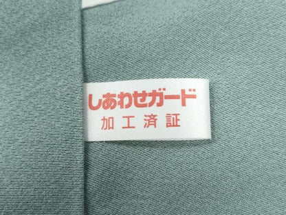 平和屋着物●豪華色留袖　駒刺繍　流水雪輪花車文　暈し染め　金彩　正絹　逸品　未使用　CABE2009yc