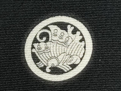 平和屋着物●豪華黒留袖　駒刺繍　鬘帯飛鶴雲取り吉祥花唐草文　金彩　正絹　逸品　CABE2010yc
