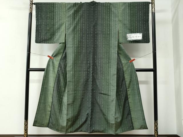 平和屋着物●上質な紬　花かすみ　証紙付き　正絹　逸品　CABE2016yc
