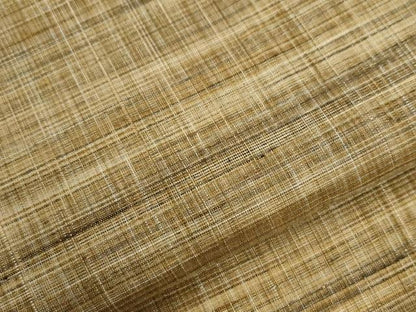 平和屋着物●上質な紬　越後の紬座　霞文　反端付き　正絹　逸品　未使用　CABE2017yc