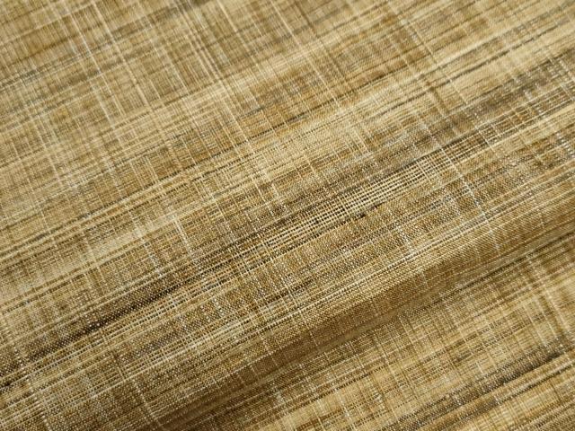 平和屋着物●上質な紬　越後の紬座　霞文　反端付き　正絹　逸品　未使用　CABE2017yc