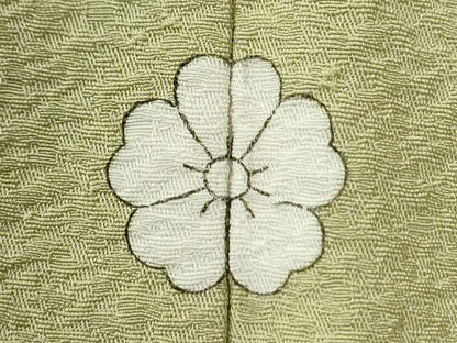 平和屋着物●上質な色無地　絹之舞　若菜色　反端付き　正絹　逸品　未使用　CABE2019yc