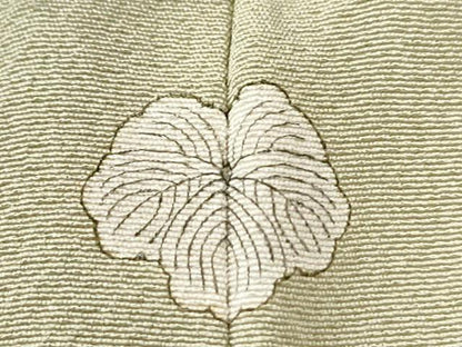 平和屋着物●本草木染作家　瑞寶　色無地　練色　正絹　逸品　未使用　CABE2030yc