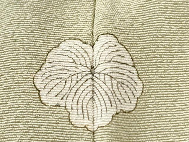 平和屋着物●本草木染作家　瑞寶　色無地　練色　正絹　逸品　未使用　CABE2030yc