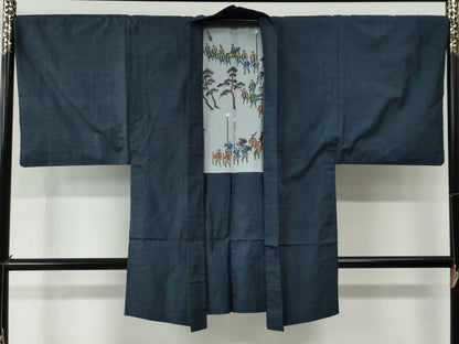 平和屋着物●男性　本場大島紬　アンサンブル　100亀甲　総詰め　正絹　逸品　CABE2032yc