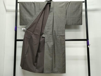 平和屋着物●男性　本場大島紬　アンサンブル・長襦袢セット　有馬柄　正絹　逸品　CABE2033yc
