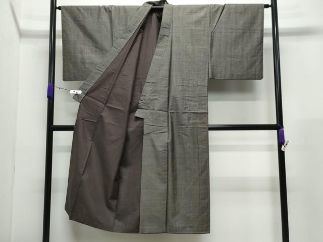 平和屋着物●男性　本場大島紬　アンサンブル・長襦袢セット　有馬柄　正絹　逸品　CABE2033yc