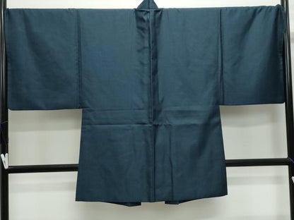 平和屋着物●男性　紬　アンサンブル　80亀甲　総詰め　正絹　逸品　CABE2035yc