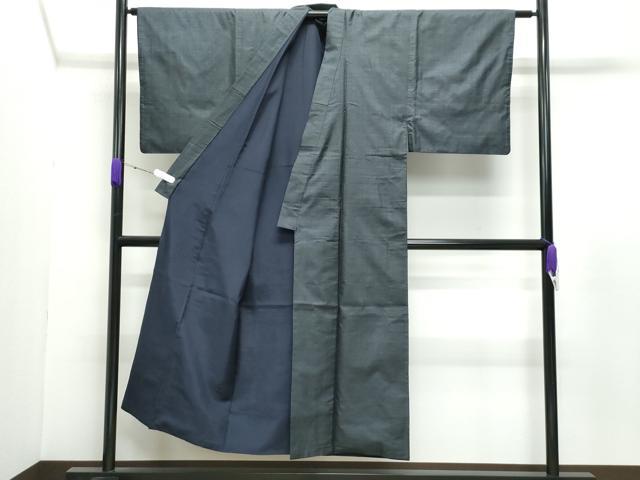 平和屋着物●男性　本場大島紬　アンサンブル・長襦袢セット　100亀甲　総詰め　正絹　逸品　CABE2036yc