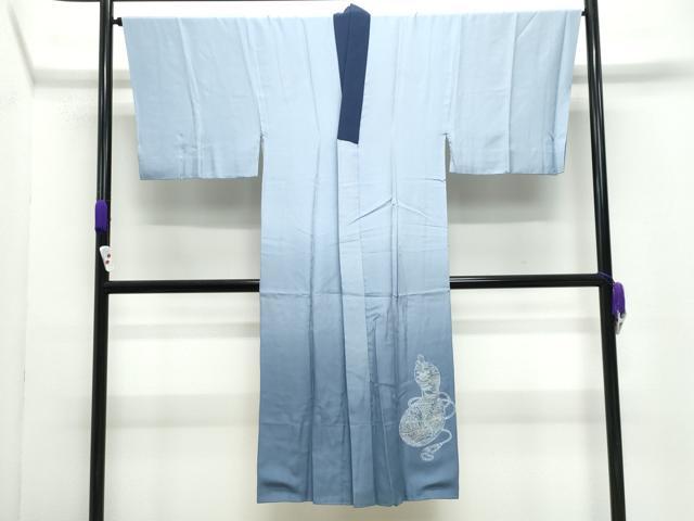平和屋着物●男性　本場大島紬　アンサンブル・長襦袢セット　80亀甲　総詰め　正絹　逸品　CABE2037yc