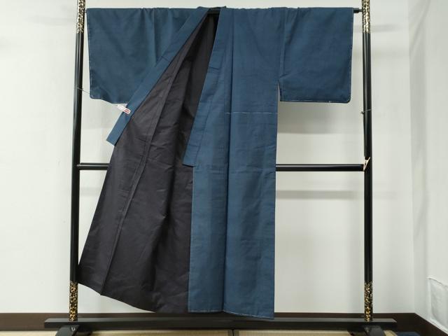 平和屋着物●男性　本場大島紬　アンサンブル　100亀甲　総詰め　正絹　逸品　未使用　CABE2039yc