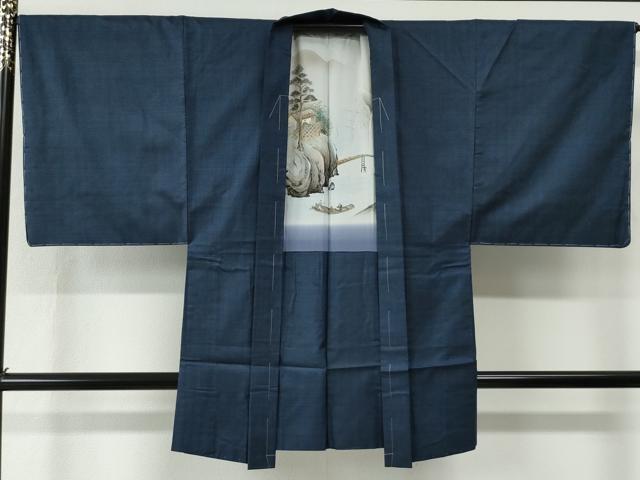 平和屋着物●男性　本場大島紬　アンサンブル　100亀甲　総詰め　川畑春廣作　証紙付き　正絹　逸品　未使用　CABE2040yc