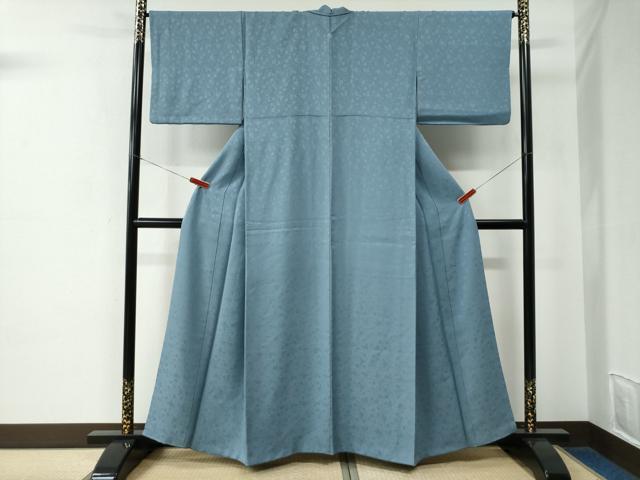 平和屋着物●上質な色無地　紗綾形花唐草地紋　舛花色　正絹　逸品　CABE2041yc