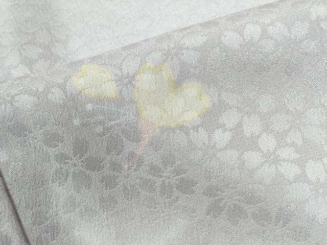 平和屋着物●長襦袢　無双仕立て　舞桜地紋　洗える着物　CABE2048yc