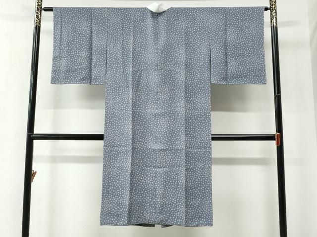 平和屋着物●長襦袢　無双仕立て　紗綾形舞桜文　正絹　逸品　未使用　CABE2052yc