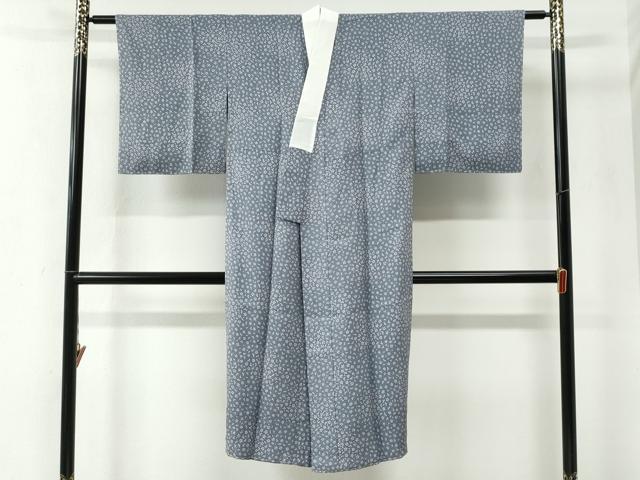 平和屋着物●長襦袢　無双仕立て　紗綾形舞桜文　正絹　逸品　未使用　CABE2052yc