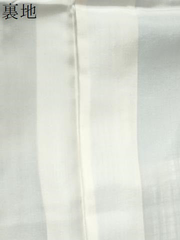 平和屋着物●男性　長襦袢　袷　変わり市松文　暈し染め　正絹　逸品　CABE2074yc