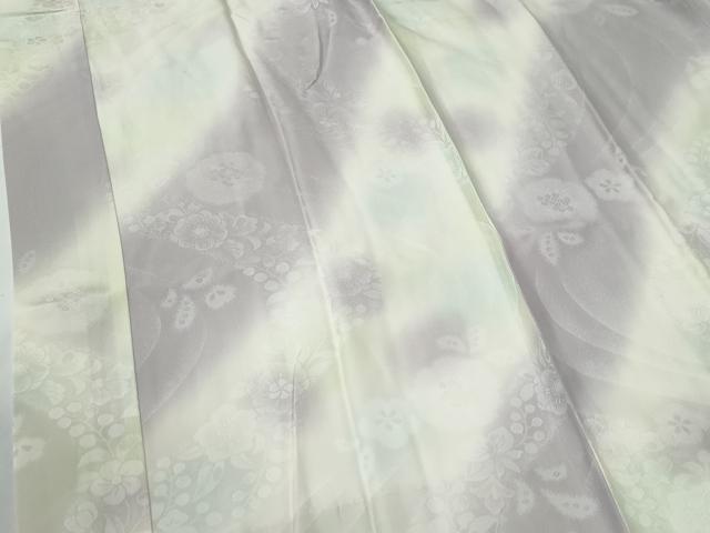 平和屋着物●長襦袢　無双仕立て　辻が花地紋　暈し染め　健勝苑扱い　正絹　逸品　CABE2080yc