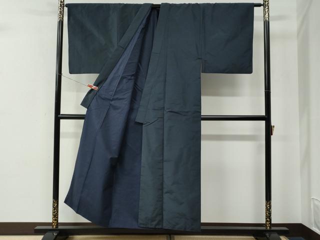 平和屋着物●男性　本場大島紬　アンサンブル・長襦袢セット　吉祥文　正絹　逸品　CABE2086yc