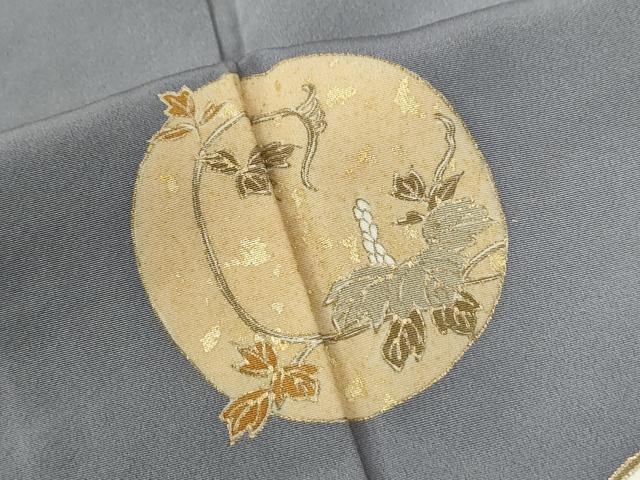 平和屋着物●訪問着　枝葉丸文　金彩　正絹　逸品　CABE2094yc