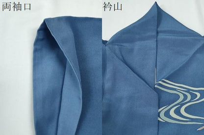 平和屋着物●訪問着　駒刺繍　浜松桐文　正絹　逸品　CABE2099yc