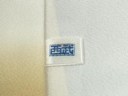 平和屋着物●訪問着　刺繍　花筏文　暈し染め　金銀彩　西武百貨店扱い　正絹　逸品　未使用　CABE2103yc