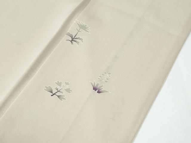 平和屋着物●訪問着　舞蝶短冊花唐草文　金彩　正絹　逸品　CABE2107yc