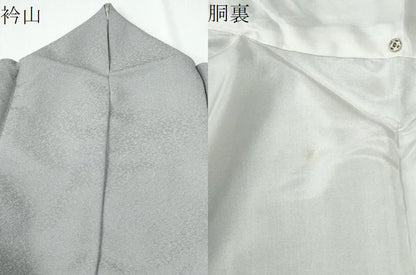 平和屋着物●伝統工芸師　服部光擴　江戸小紋　鮫小紋柄　正絹　逸品　CABE2113yc