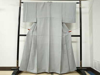 平和屋着物●伝統工芸師　服部光擴　江戸小紋　鮫小紋柄　正絹　逸品　CABE2113yc