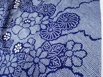 平和屋着物●訪問着　総絞り　牡丹花文　正絹　逸品　未使用　CABE2116yc