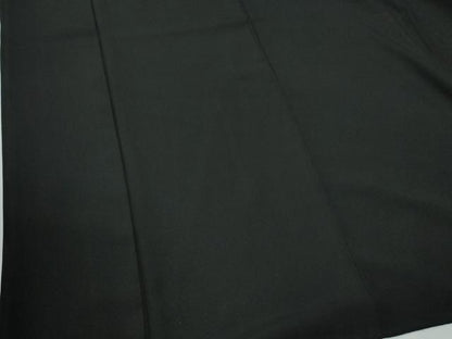 平和屋着物●男性　黒紋付　正絹　逸品　CABE2121yc