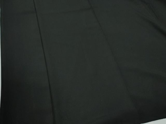 平和屋着物●男性　黒紋付　正絹　逸品　CABE2121yc