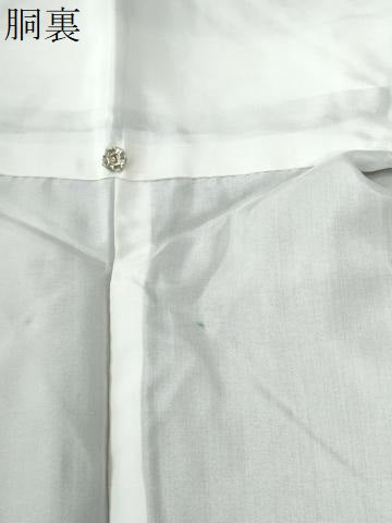 平和屋着物●本場大島紬　9マルキ　枝花文　正絹　逸品　CABE2124yc