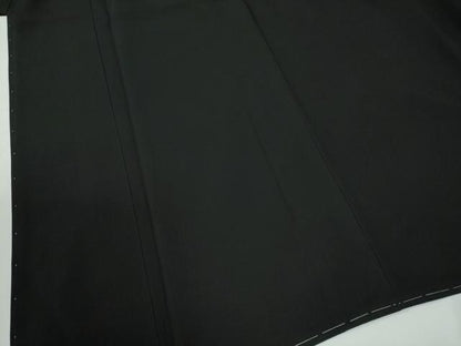 平和屋着物●男性　黒紋付　草木下染　証紙付き　キングサイズ　正絹　逸品　未使用　CABE2130yc